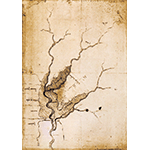 The project for the lake of San Lorenzo in Arniano in a drawing by Leonardo (RLW 12676).