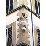 Crest on the Buonarroti House, Florence.
