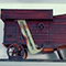 Modello in legno e metallo di mietitrebbia, Istituto Tecnico Agrario Statale, Firenze.