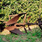 Aratro metallico, Mostra Permanente Attrezzi di Vita Contadina (Associazione Culturale "La Ruota"), San Leonardo in Treponzio, Capannori.