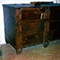 Cascione in castagno per la conservazione della farina dolce, Museo del Lavoro e delle Tradizioni Popolari della Versilia Storica, Seravezza.