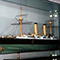 Modellino relativo alle navi "Etruria" e "Umbria", Accademia Navale, Livorno.