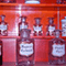 Vasi e bottiglie in cristallo molato, Farmacia San Jacopo, Livorno.