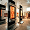Veduta d'insieme dell'esposizione, Museo del Tessuto, Prato.