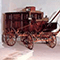 Carro-lettiga donato dal confratello benemerito Giuseppe Tavanti nel 1861, Museo della Confraternita di Misericordia, Anghiari.