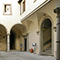 Cortile interno della Villa Medicea di Careggi, Firenze.