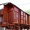 Carrozza di trasporto dell'Antica Ferrovia Marmifera, Carrara.