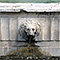 Particolare della fontana di Lorenzo Nottolini in piazza del Duomo, Lucca.