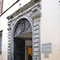 Portale d'ingresso di Palazzo Mansi, sede dell'omonima Pinacoteca Nazionale, Lucca.