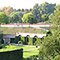 Vista sul giardino di Palazzo Controni Pfanner da Palazzo Lucchesini, Lucca.
