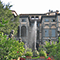 Vista del Palazzo Controni Pfanner dal giardino, Lucca.