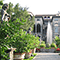 Vista del Palazzo Controni Pfanner dal giardino, Lucca.