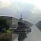 Canale dei Navicelli da Tirrenia verso Livorno.