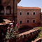 Cortile all'interno del Castello Malaspina, Massa.