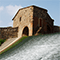 Salto detto del "Cavalciotto" sul fiume Bisenzio, Prato.