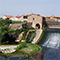 Salto detto del "Cavalciotto" sul fiume Bisenzio, Prato.