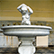 Ninfa delle Terme (Ferdinando Palla, marmo di Carrara, sec. XX), Villa Ada, Bagni di Lucca.