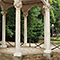 Gazebo nel Giardino della Pace (ex villa Mazzarosa), Pontasserchio, San Giuliano Terme.