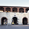 Mura di Lucca: facciata posteriore di Porta Santa Maria (1593).