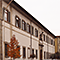 Facciata settecentesca dell'Ospedale dei Santi Cosma e Damiano, Pescia.