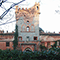 Castello Gotico o Fortezza, giardino di Villa Puccini, Pistoia.