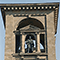 Statua bronzea di Galileo Galilei, torretta della Biblioteca Nazionale Centrale di Firenze.