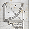 Disegno del quadrante astronomico di Egnazio Danti posto sulla facciata di Santa Maria Novella a Firenze, in E. Danti, "Uso et fabbrica dell'astrolabio et del planisferio", Firenze, 1578, vol. I, p. 282