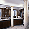 Interno della Farmacia Serafini, Carrara.