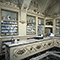 Interno della Farmacia Molteni, Firenze.
