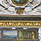 Dettaglio della decorazione pittorica con la raffigurazione di una macchina elettrostatica, Stanzino delle Matematiche, Galleria degli Uffizi, Firenze.