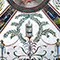 Dettaglio della decorazione pittorica con la raffigurazione dello Scampanio elettrico, Stanzino delle Matematiche, Galleria degli Uffizi, Firenze.
