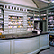 Interno della Farmacia Baldi Marini, Lucca.