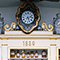 Orologio da parete dell'Antica Farmacia del Cervo, Arezzo.