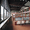 Sala di lettura della Biblioteca dell'Istituto e Museo di Storia della Scienza, Firenze.