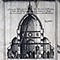 Tavola raffigurante la pianta e la sezione trasversale del transetto della cattedrale di Santa Maria del Fiore. In evidenza il percorso dei raggi solari, attraverso lo gnomone della cupola, L. Ximenes, "Del vecchio e nuovo gnomone fiorentino e delle osservazioni astronomiche, fisiche ed architettoniche fatte nel verificarne la costruzione libri IV", Firenze, 1757.