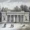 Incisione raffigurante il Casino delle mura di Lucca (disegnatore L. Bandoni, incisore A. Verico), in A. Mazzarosa, "Guida di Lucca e dei luoghi pi� importanti del ducato", Lucca, 1843.