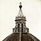 Stampa fotografica eseguita da Giorgio Roster raffigurante la parte superiore della Cupola di Santa Maria del Fiore, aprile 1892, Fondo Roster, Istituto e Museo di Storia della Scienza, Firenze.