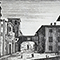 Incisione di Bartolomeo Polloni raffigurante il Palazzo Ducale di Pisa