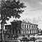 Incisione raffigurante una veduta delle Cascine di Firenze, F. Fontani, "Viaggio pittorico della Toscana", Firenze, per V. Batelli, 1827 (3 ed.).