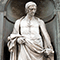Statua di Nicola Pisano, Loggiato degli Uffizi, Firenze.