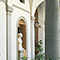 Cortile della casa di Giovanni Battista Amici, Firenze.
