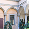 Cortile della casa di Giovanni Battista Amici, Firenze.