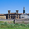 Facciata della Biblioteca Nazionale Centrale di Firenze.