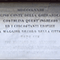 Lapide commemorativa del conte Ugolino della Gherardesca, che ristruttur� il Giardino della Gherardesca, Firenze.