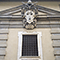 Particolare della facciata del Liceo Michelangiolo, Firenze.