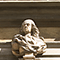 Busto sulla facciata dell'Ospedale di Santa Maria Nuova, Firenze.