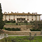 La facciata della Villa Medicea "La Ferdinanda" ad Artimino (Carmignano).