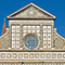 La facciata della Basilica di Santa Maria Novella, Firenze.