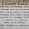 Lapide sulla facciata della casa di Giuseppe Barellai, Firenze.