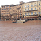 Fonte Gaia in Piazza del Campo, Siena. La fonte viene alimentata da un bottino detto "maestro" per la sua importanza, costruito nella prima meta' del Trecento.